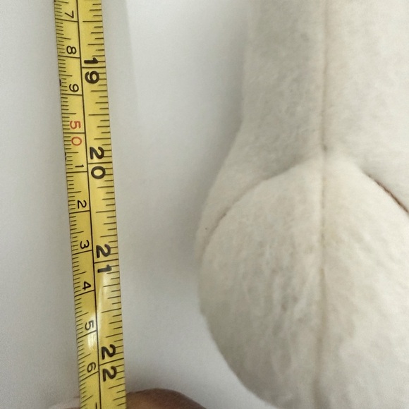 20” Decorative Plush Bunny Duo in Tan and Cream - Picture 14 of 16